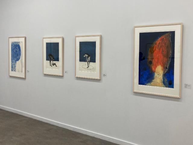 Installation view of Parallel Edition prints at LCGA