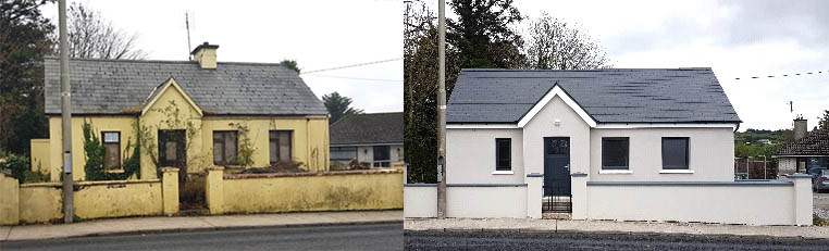 Convent Road Abbeyfeale Before and After