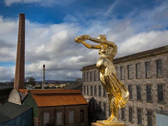 EVA International 2018 - Installation view Sanja Ivekovic 'Lady Rosa of Luxembourg' at Cleeve’s Condensed Milk Factory (O’Callaghan Strand, Limerick)