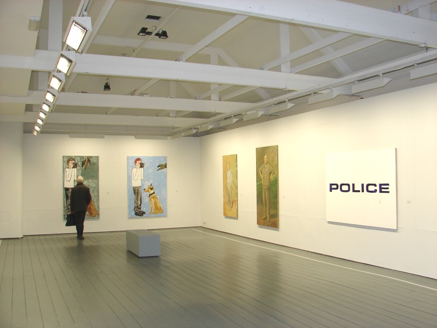 Installation image of The Painting Show at Limerick City Gallery of Art, February 2017