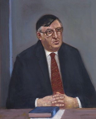 Jack Donovan, Portrait of Jim Kemmy, oil on canvas