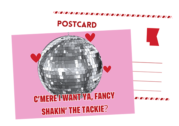 C'mere I want ya, fancy shakin' the tackie?