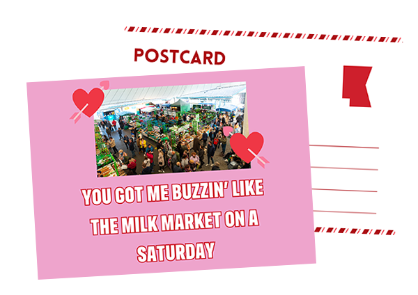 You got me buzzin' like the Milk Market on a Saturday