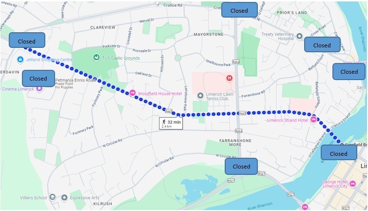 Munster Hurling Final Map