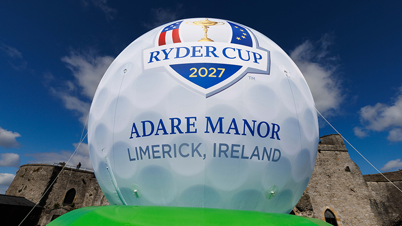 Giant golf ball for Ryder Cup 2027 ‫Limerick