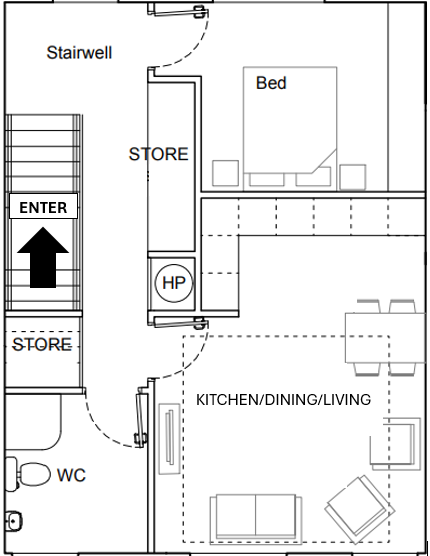 Floor Plans of houses at Radharc Cillín, Kilfinane