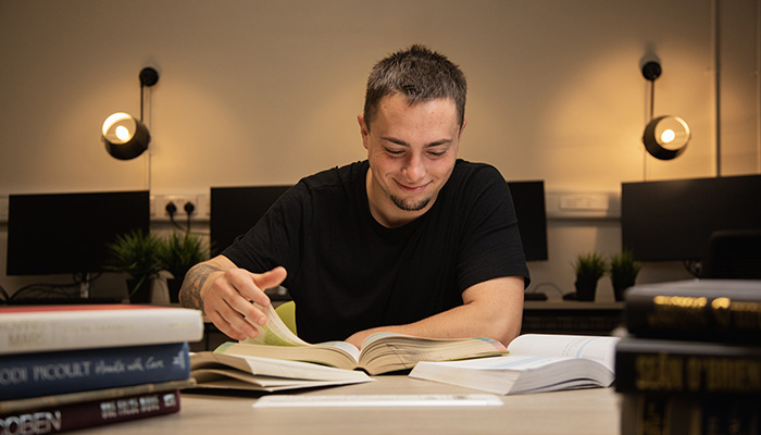 Student studying at LCETB Limerick