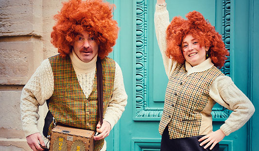 Hand - Cranked Duo, Limerick St. Patrick's Festival. Photo: Damien Boisson-Berçu