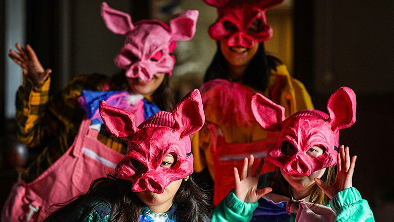 A Whimsical Night with the Disco Pigs by Lumen Street Theatre