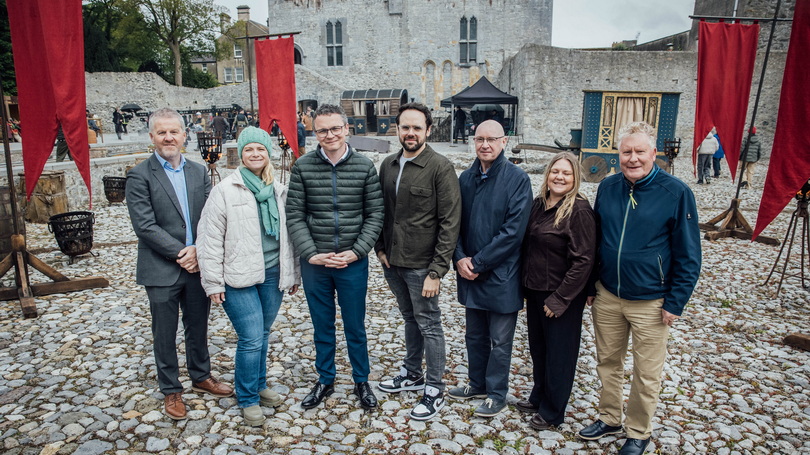 The Wayfinders filming at Desmond Castle in Newcastle West