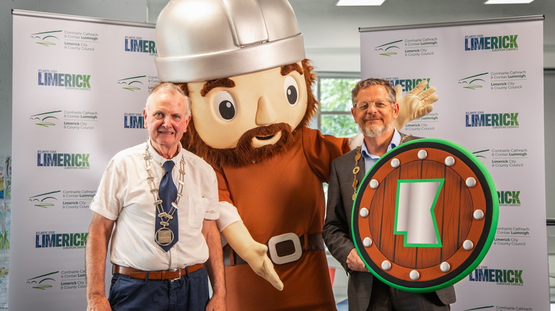Val the Viking is Launched as Limerick's New Mascot and Promotional Ambassador at Limerick City Library