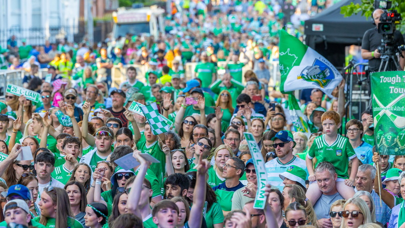 Limerick Supporters cheering