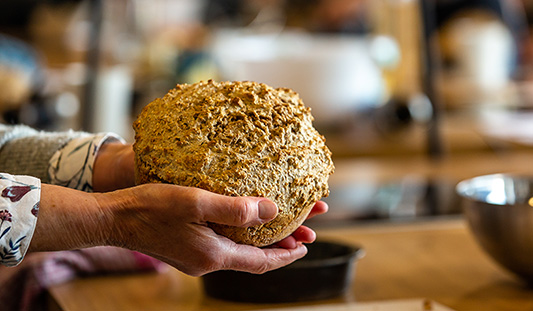 Freshly Baked Soda Bread, Airfield Estate, Dundrum, Co Dublin
